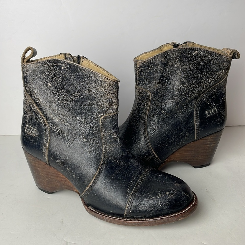 Bed Stu Gentry Lux Black Ankle Boots